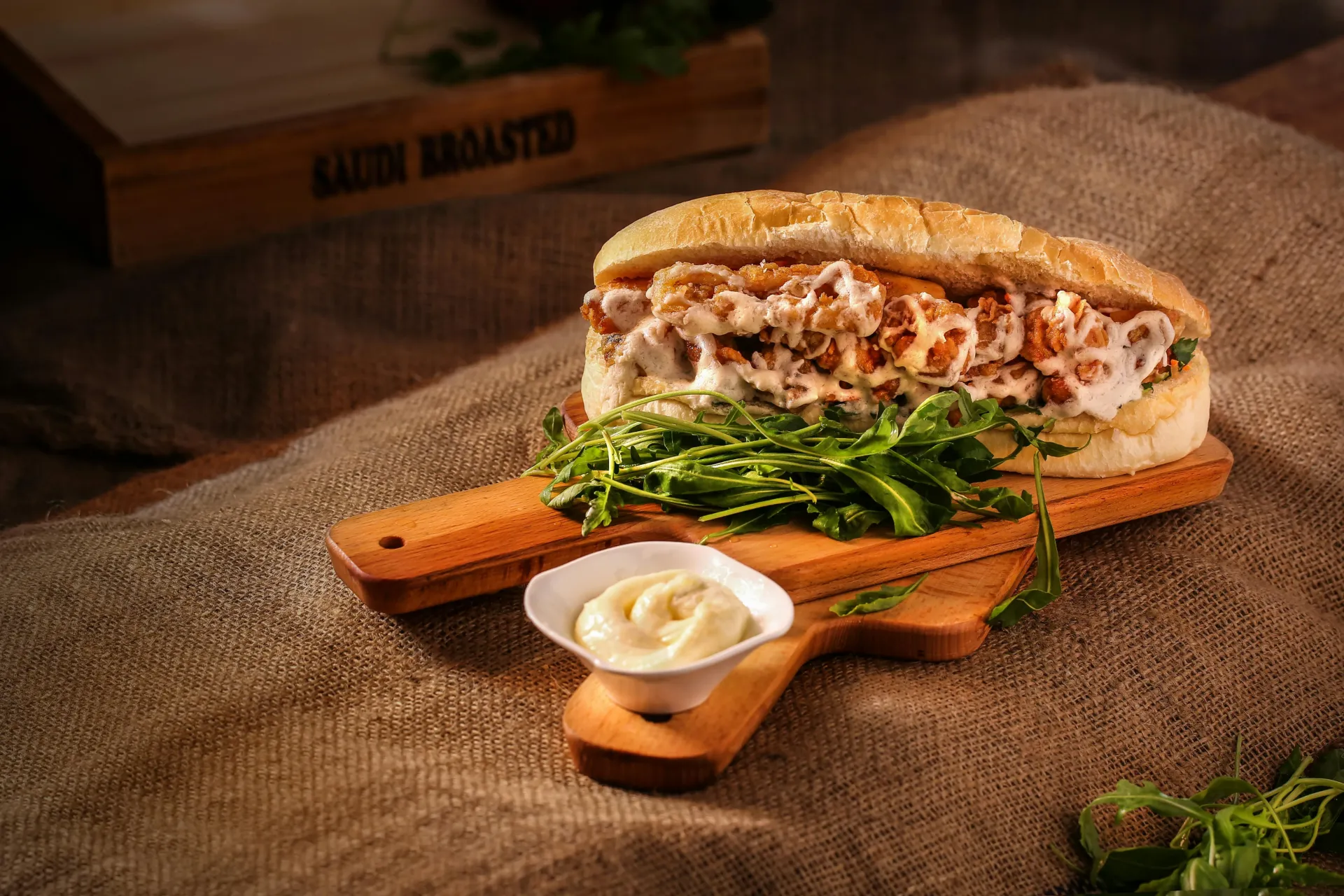 Sandwich chaud poulet