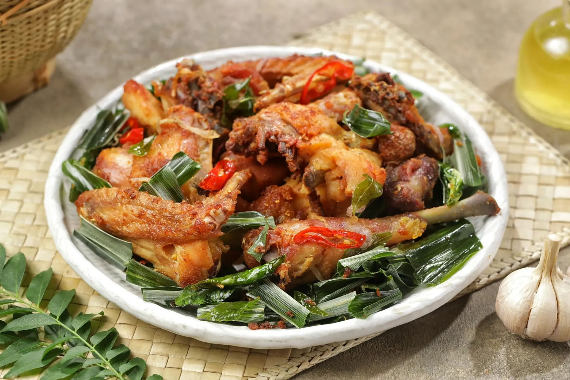 Assiette pilons de poulet