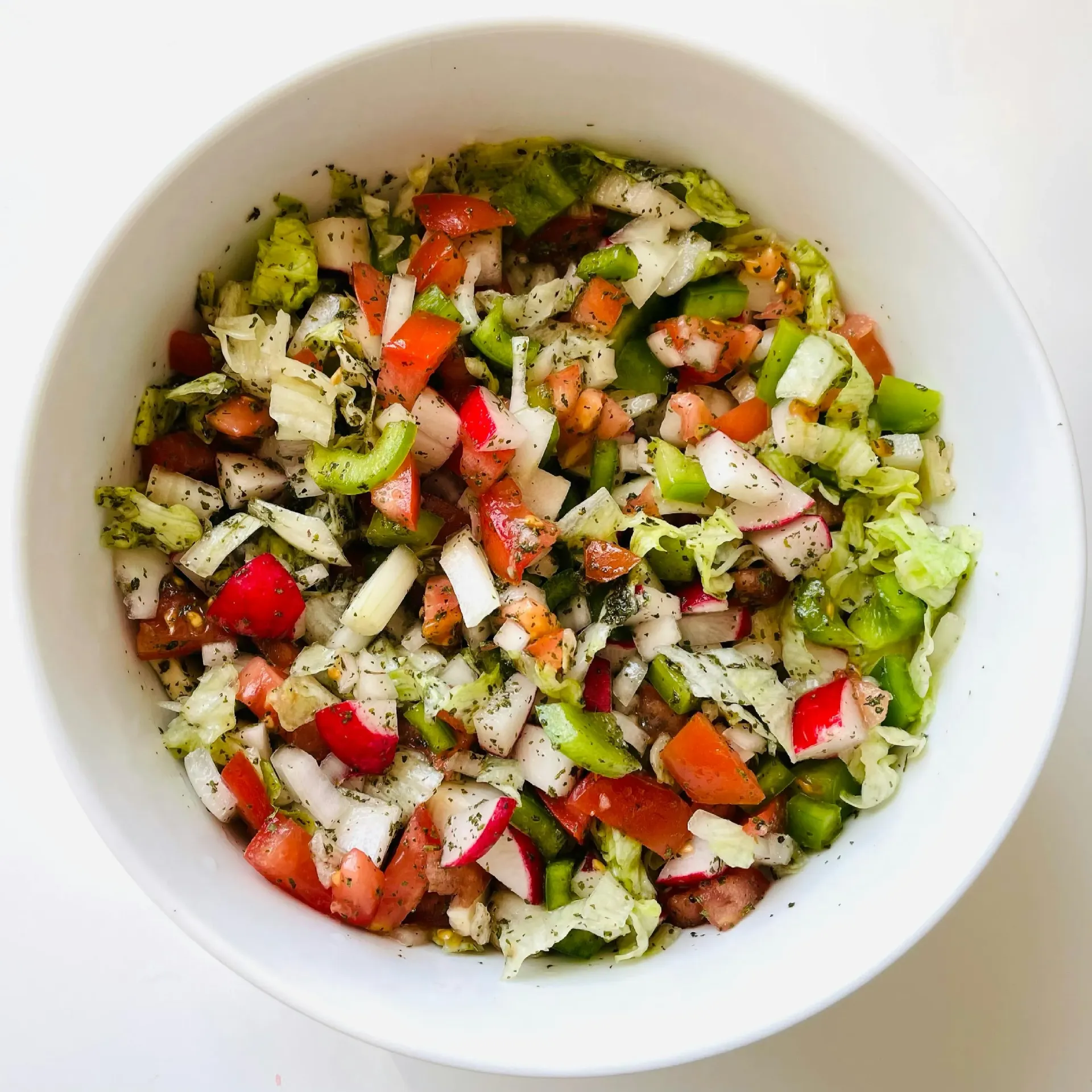 Salade de légumes mixtes
