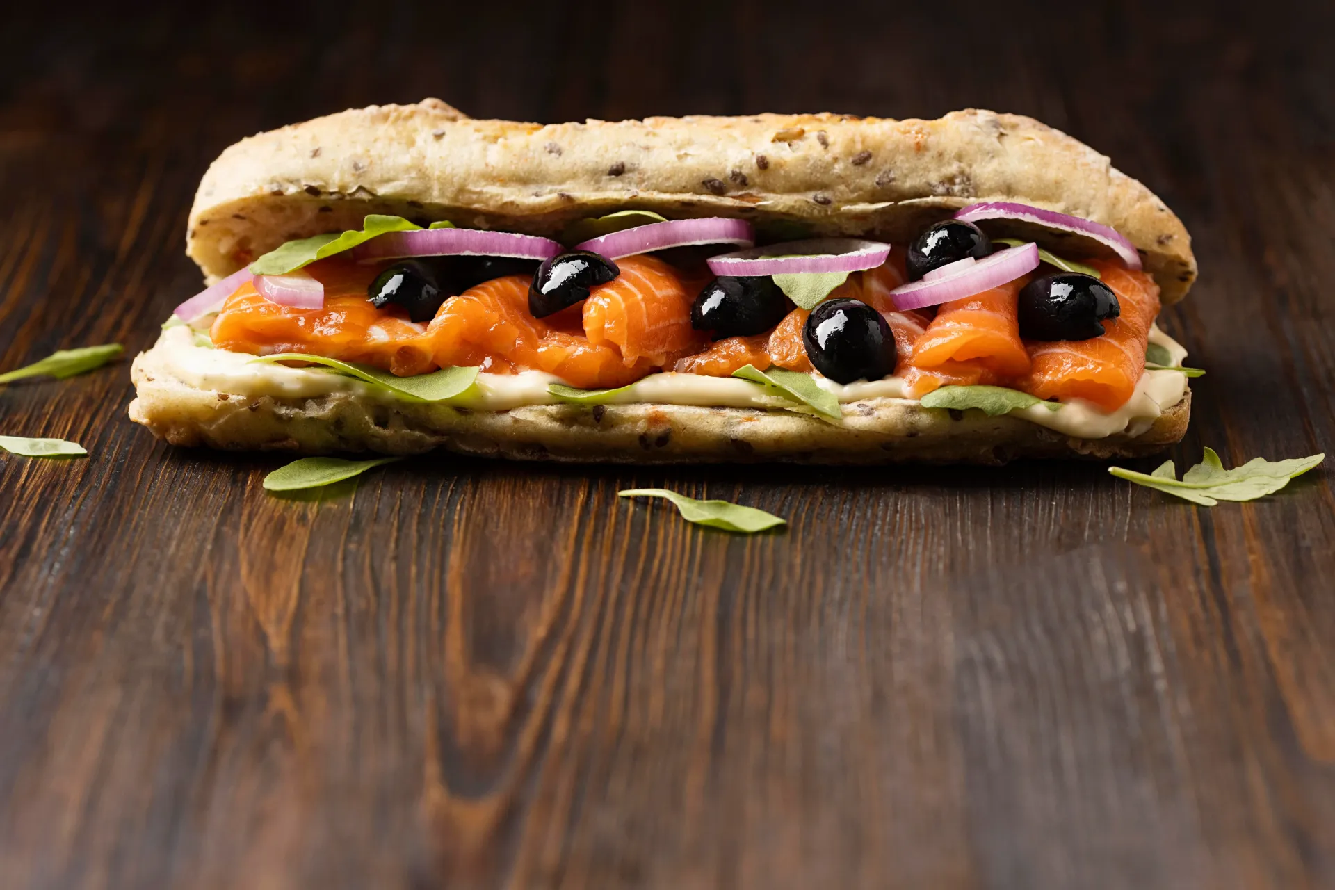 Sandwich saumon